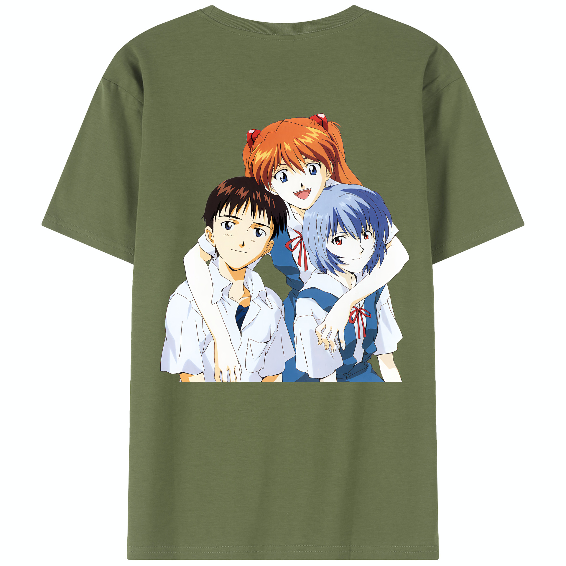 （画像用） EVA 新世紀エヴァンゲリオン 綿100％半袖Tシャツ（背面プリント）